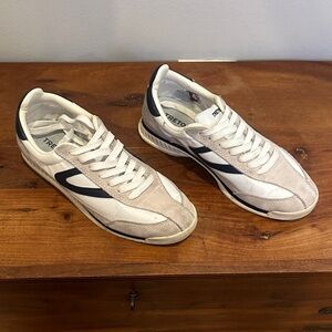 Tretorn Women's Rawlings 2.0 White and‎ Navy Sneakers in Size 7.5
